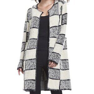 Simply Couture Eyelash Wool Blend Long Cardigan
